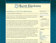 Tablet Screenshot of burntelectrons.org